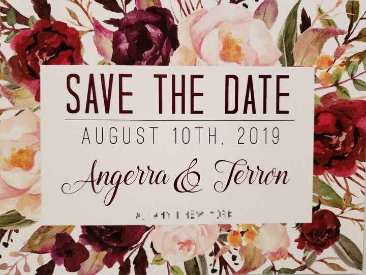 Do save the dates have to have your pictures on them? - 1