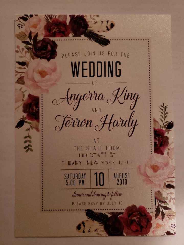 Can Anyone Show Me Your Invitations?? - 1