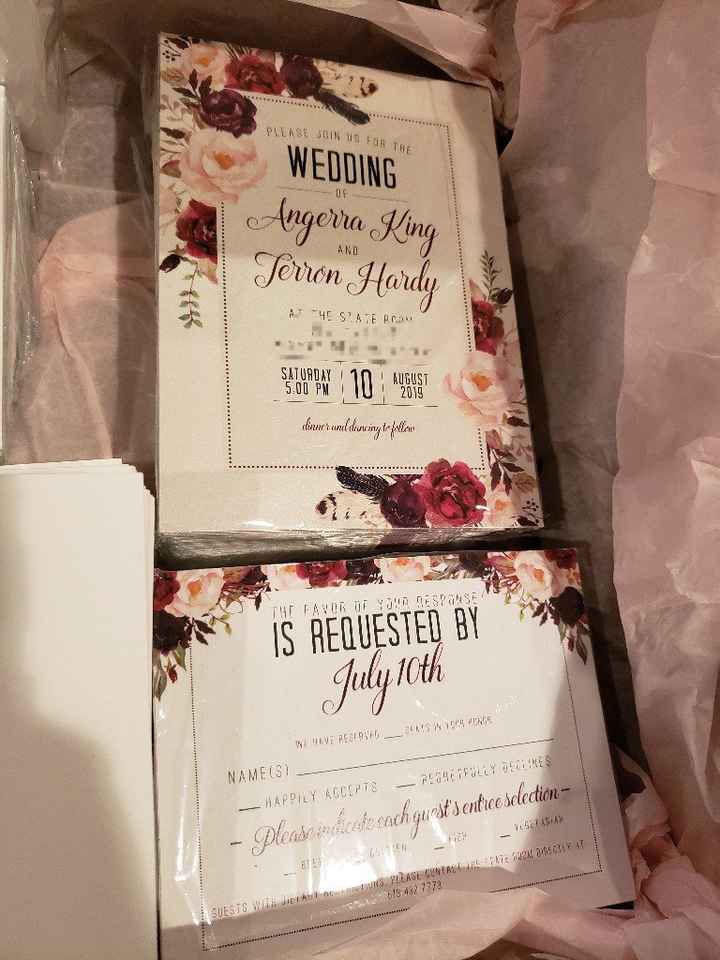 Invitations - White or Colorful? - 1