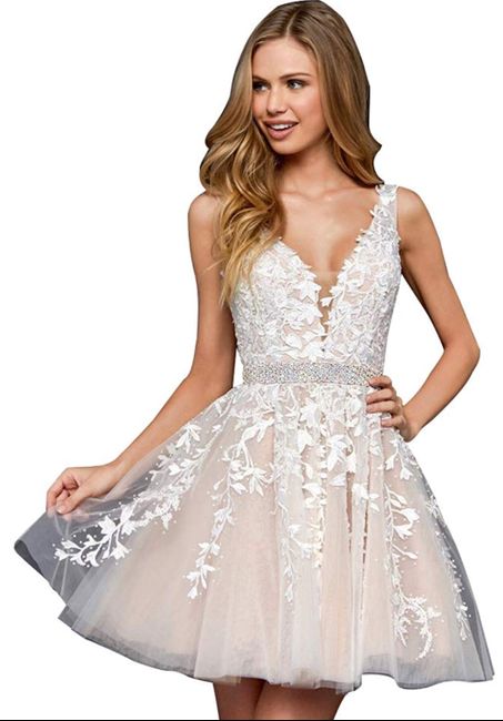 Short reception dress - 1