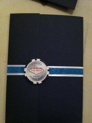 My DIY pocketfold invites