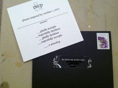 My DIY pocketfold invites
