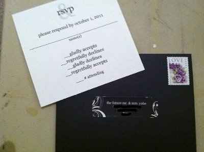 My DIY pocketfold invites