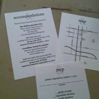 My DIY pocketfold invites