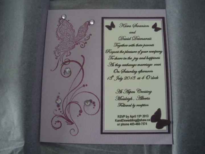 Venue change insert for invites **Pics included**