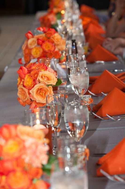 Orange & Silver