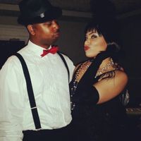 Happy Halloween post a pic of you and your fiancé in costumes