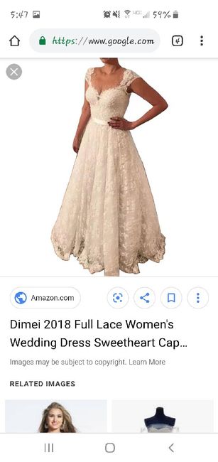 Wedding dress back change? :-/ 2