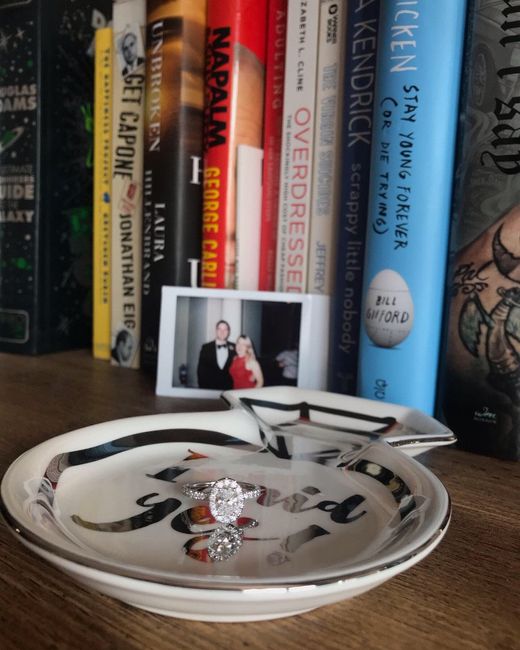 Love my ring tray for cleaning and doing dishes