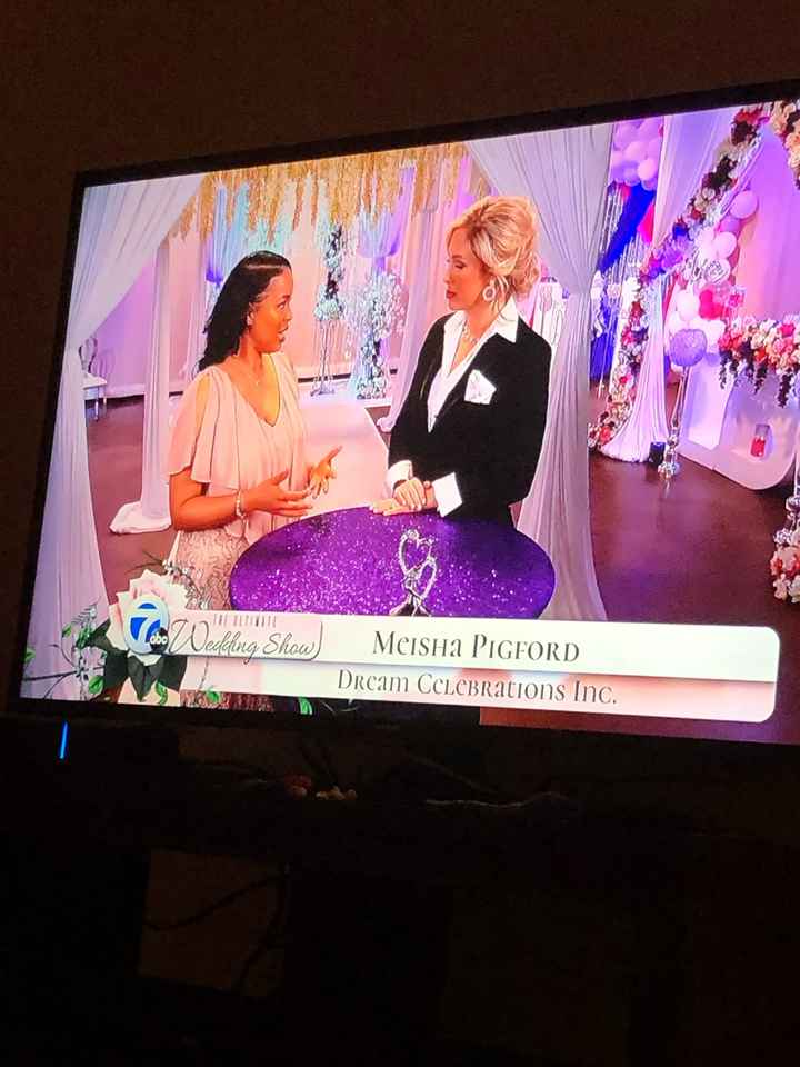 Wedding show on local tv - 1