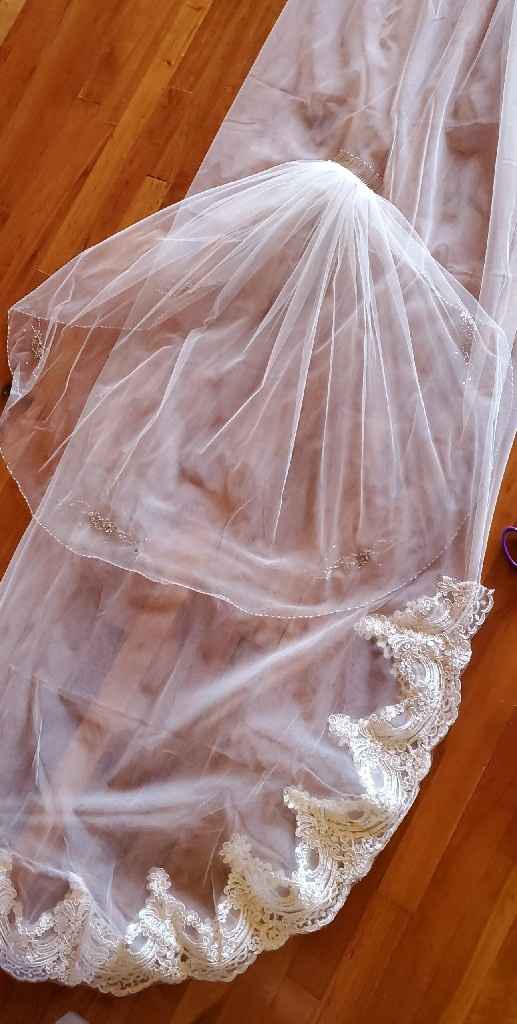 diy Chapel Length Veil 😍 - 4