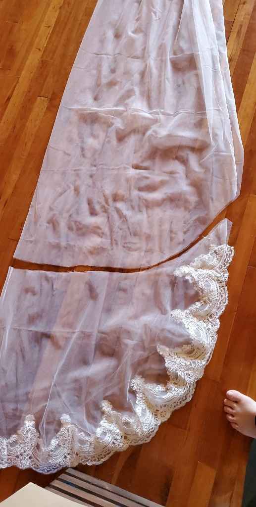 diy Chapel Length Veil 😍 - 5