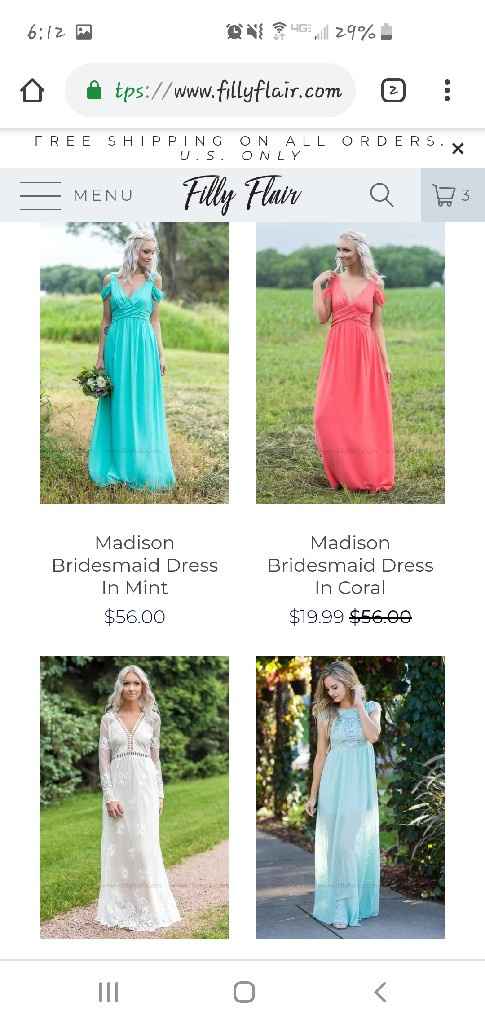Cute Engagement Dresses and Cheap Bridesmaids Dresses - 3