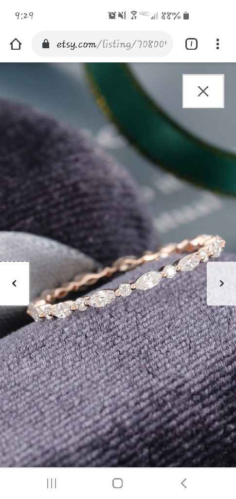 Mixed Metal Wedding Rings - 1