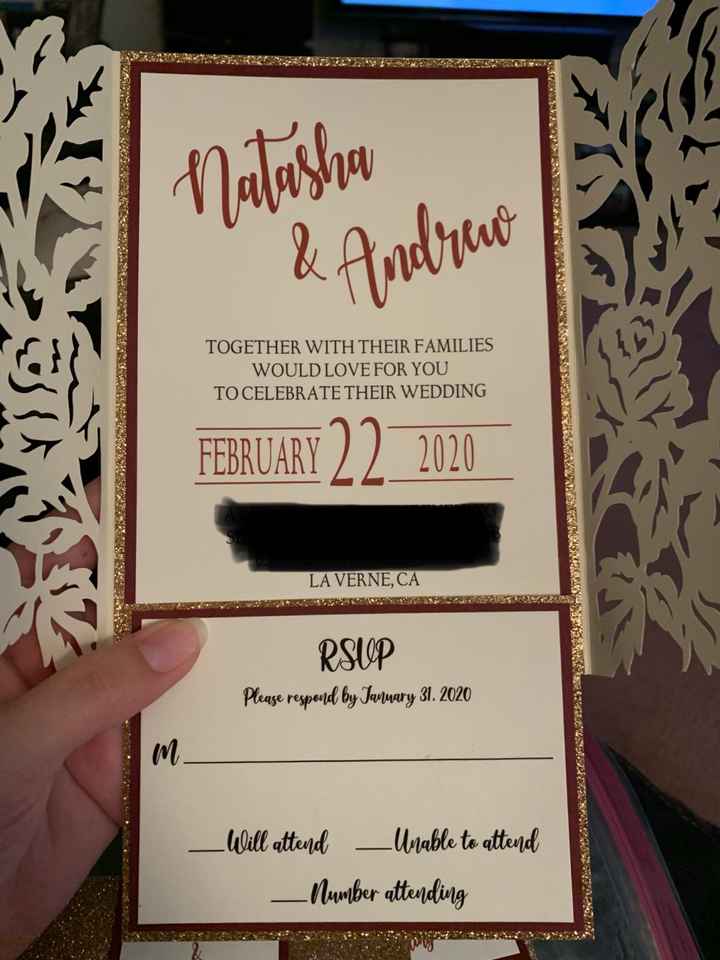 What do your invitations look like? - 2