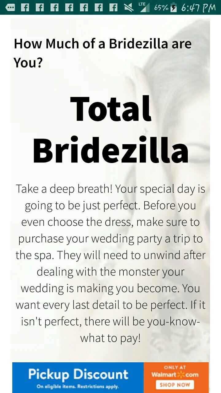 How much of a bridezilla are YOU?