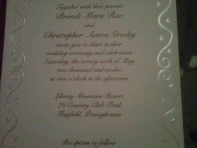 People asked for pics, so here are my invites I printed myself