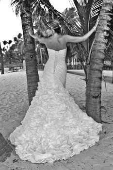 I can't find any real brides with my dress...is that good or bad?