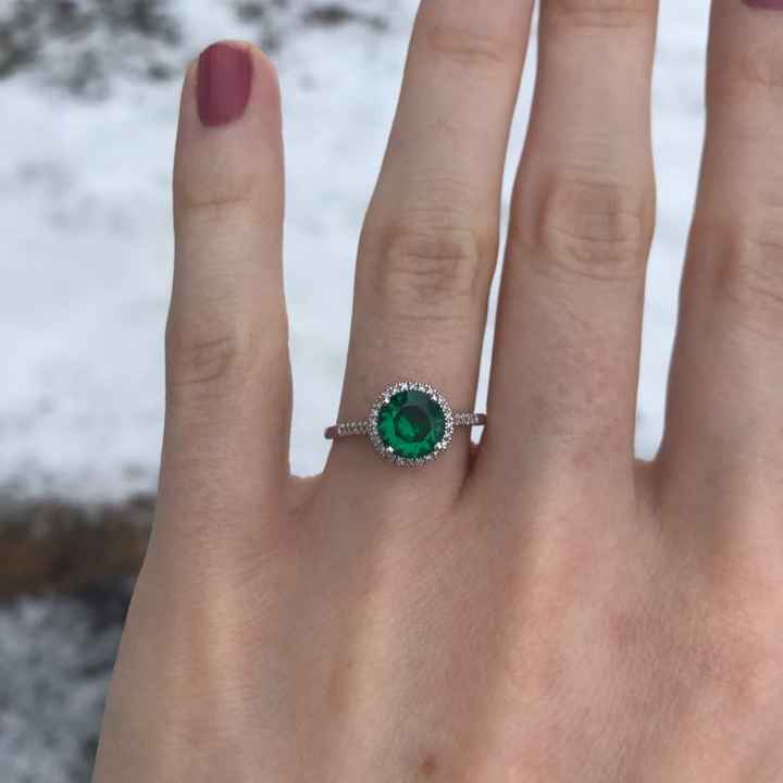 Show me your unique engagement rings! - 1