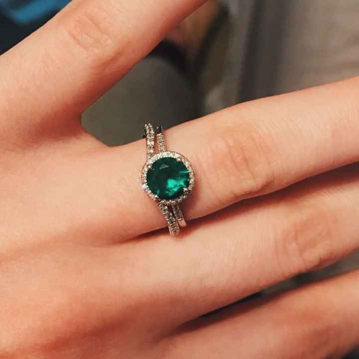 Show me your unique engagement rings! - 1