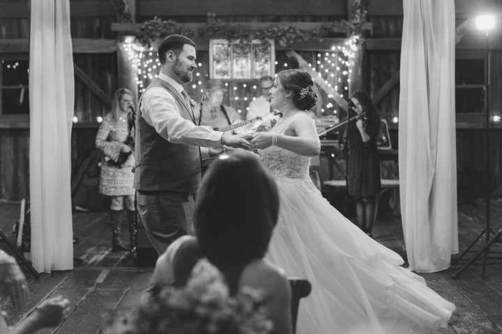 First dance (Seriously was obsessed with dancing in this gown)