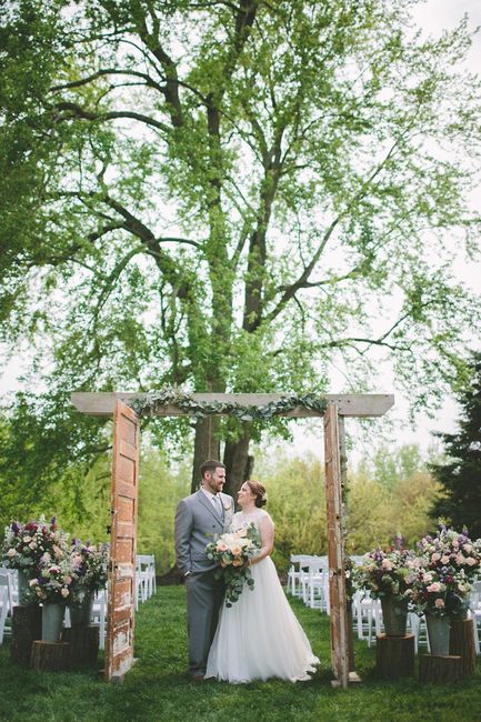 The ceremony entrance 