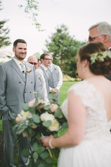 Arriving at the alter