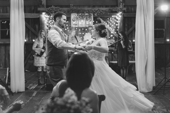 First dance (Seriously was obsessed with dancing in this gown)