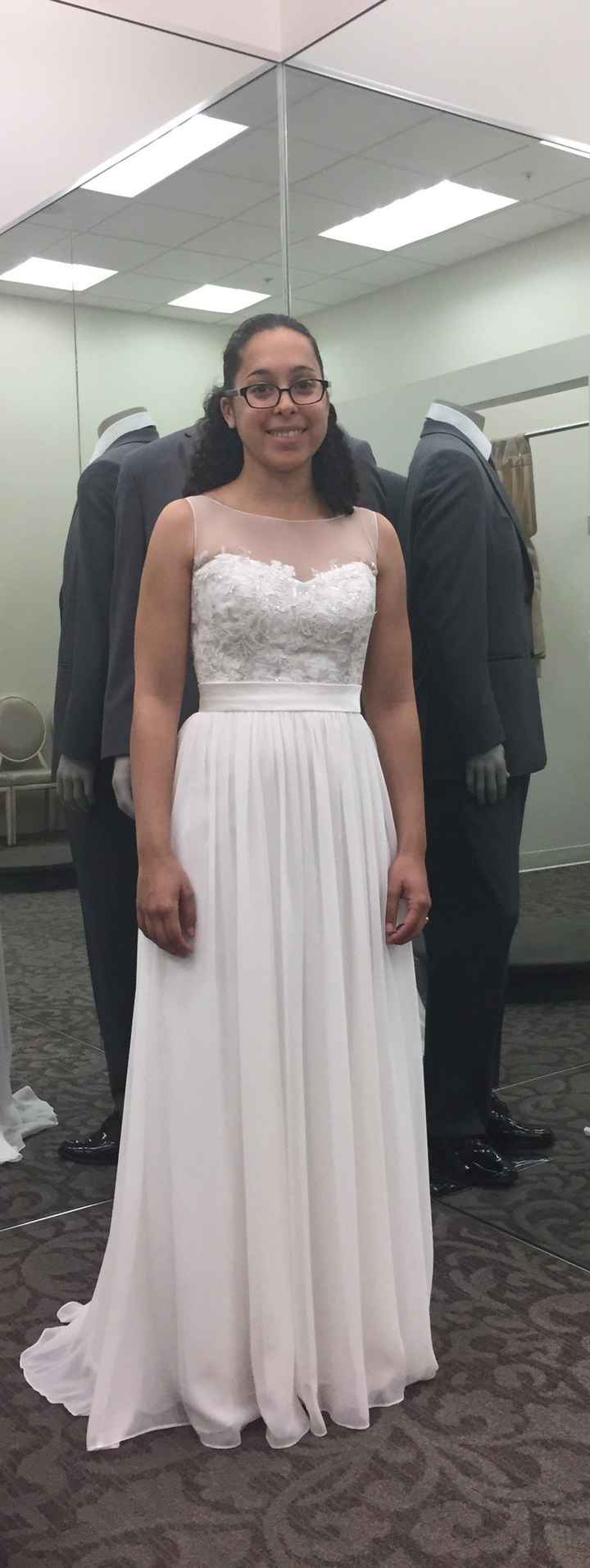 I had my final fitting today!