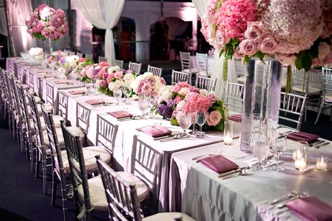 What do you gals think of using long tables?