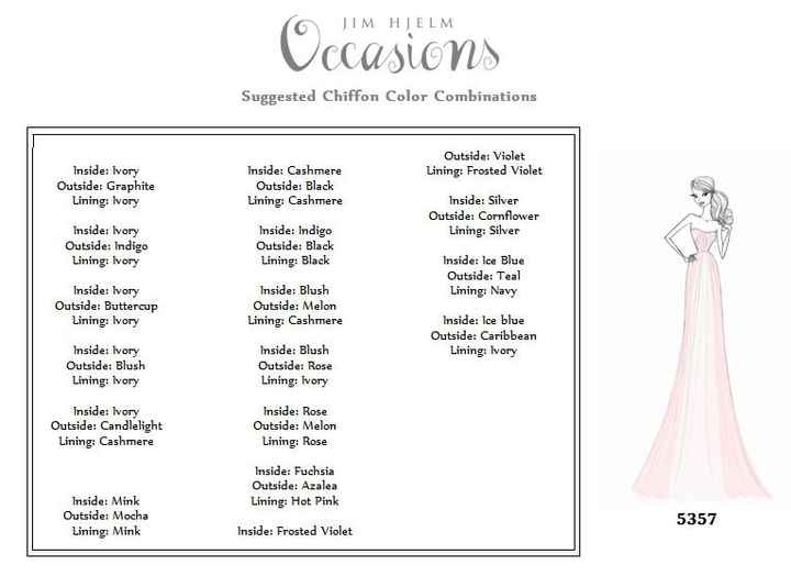 Sample BM dresses only come in one color...help!