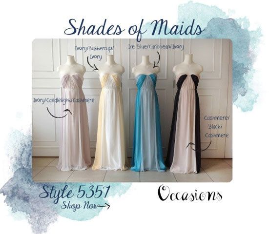 Sample BM dresses only come in one color...help!