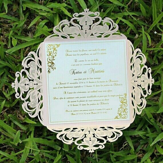 Picking blush invitation