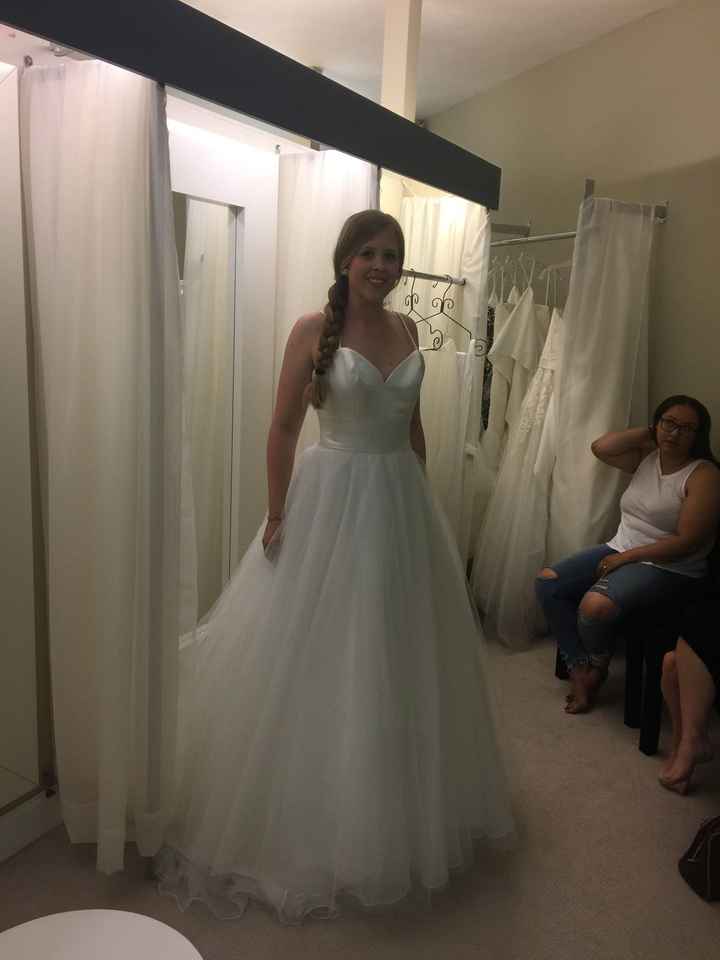 Said yes to the dress!