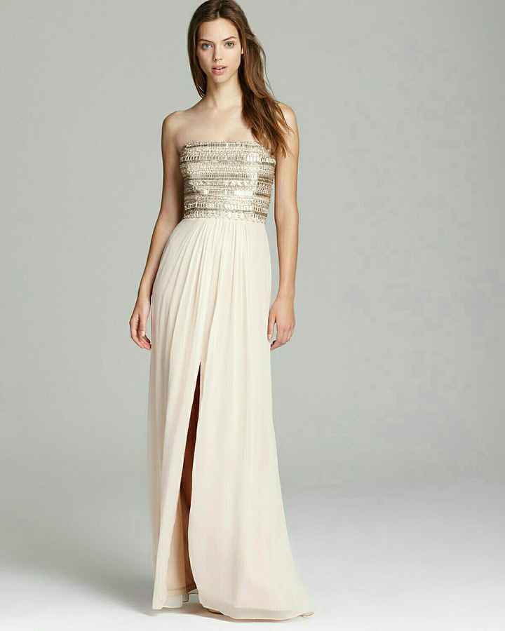 Is anyone doing sparkly bridesmaid dresses?