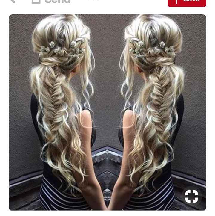 How are you wearing your hair?  Up, down, or half-up? - 1