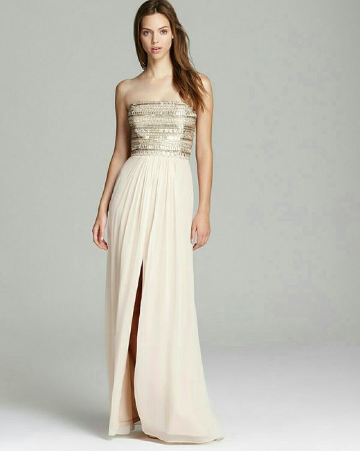 Is anyone doing sparkly bridesmaid dresses?