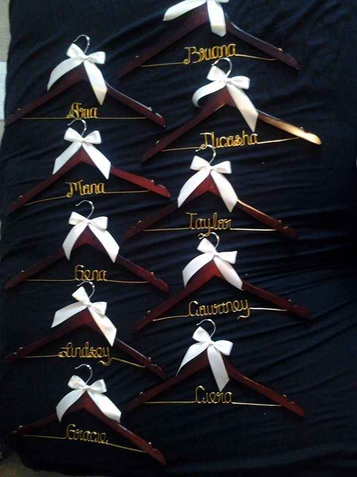 Show Me Your....Bridal or Bridal Party Hangers!