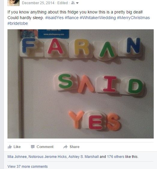 How did you announce your engagement?