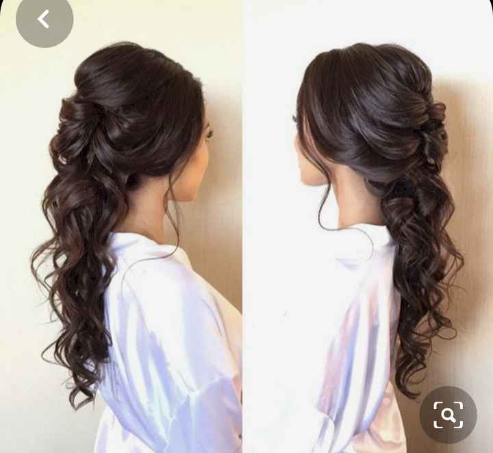 Suggestions- Wedding dress has beautiful back design but i hate having having my hair up! - 2