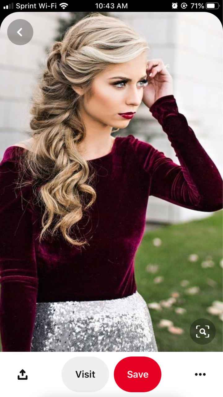 Suggestions- Wedding dress has beautiful back design but i hate having having my hair up! - 3