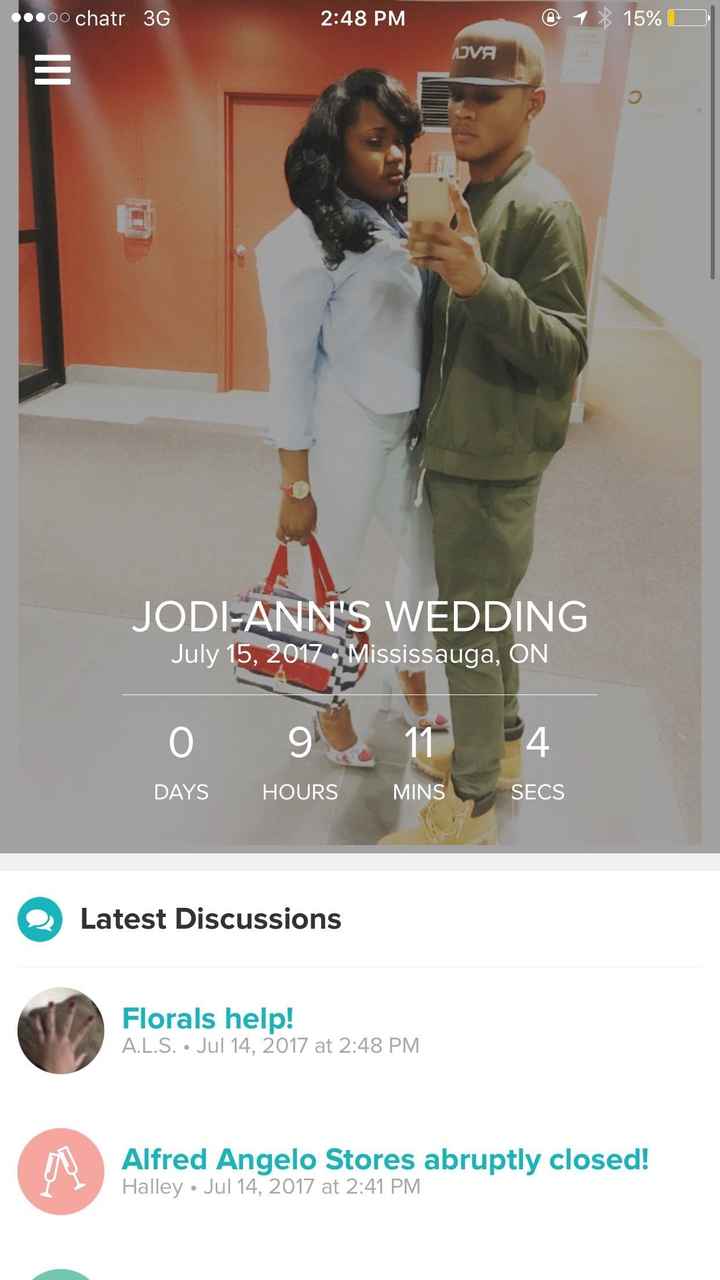 The day is almost here