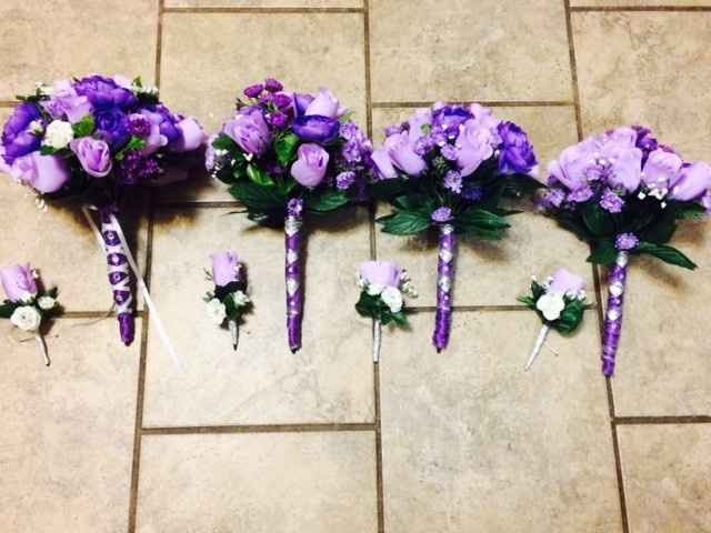 I'm so excited. Bouquets and bouts done!