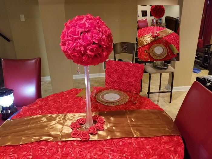 Vote: Your Favorite Pink Wedding Linens? - 1