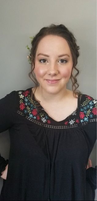 Hair and makeup trial! 4