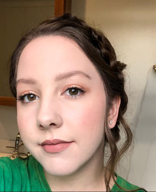 Hair and makeup trial! 5