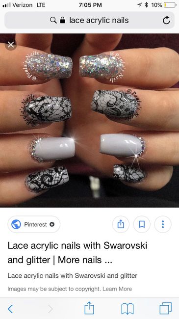 Wedding Day Nails - 1