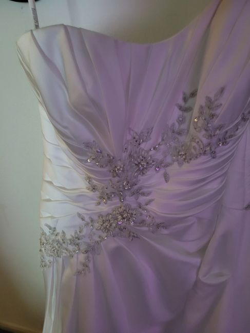 Wedding Gown for Sale. (only worn to try on) David's Bridal Size 18w asking $300 - 1