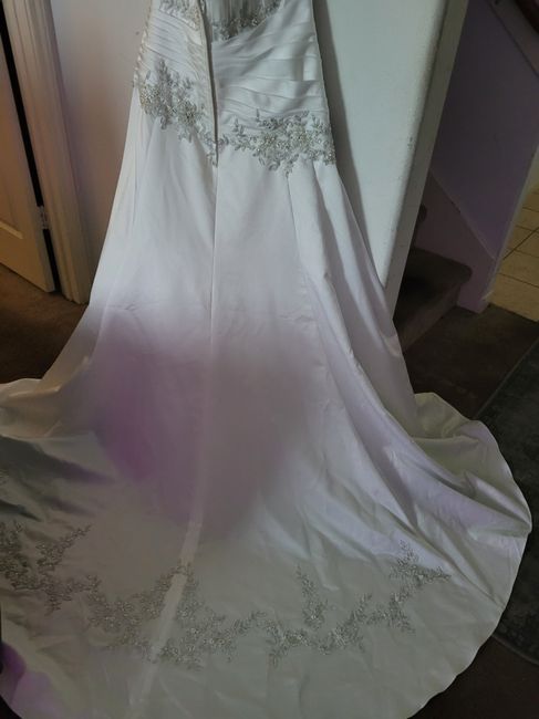 Wedding Gown for Sale. (only worn to try on) David's Bridal Size 18w asking $300 - 3