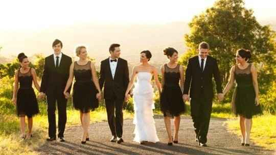 Uneven bridal party - 4